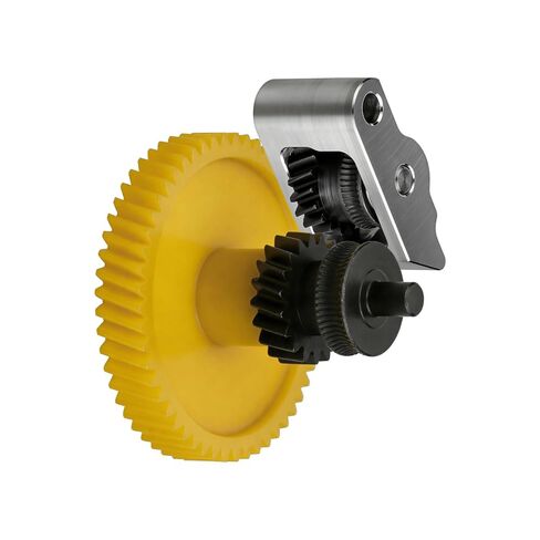 Hardened Steel Extruder Gear Kit for Bambu Lab P2S, DLC Nano Coating Upgrade Extruder Parts with Double Helical Gear, Wear Resistant 3D Printer Accessories in Saudi Arabia