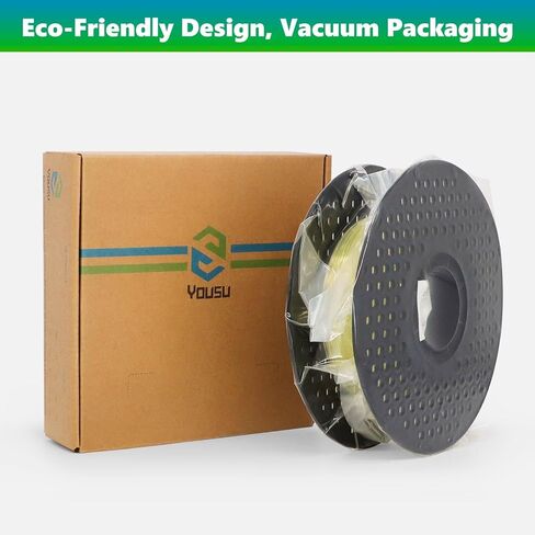 YOUSU Upgraded PVA Filament 1.75mm, 500g - Enhanced Water-Soluble Speed & Softening Effect, Water-Soluble Support Material for 3D Printers, Compatible with PLA & Most FDM Printers in Saudi Arabia