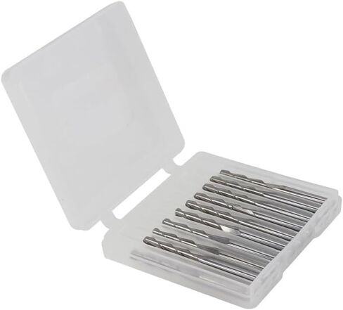 10pcs Ball Nose Router Bits 3.175mm Shank Sprial Milling Cutter Carbide End Mill Length 38mm Set 2 Flutes CNC Engraving Bit in Saudi Arabia