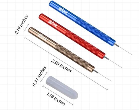 ANSAI 3-Piece 3 Colors Mini Precision Hobby Tool Set,Metal Applicator Needles for Adhesive Dispensing in Saudi Arabia