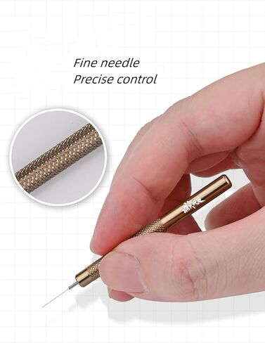 ANSAI 3-Piece 3 Colors Mini Precision Hobby Tool Set,Metal Applicator Needles for Adhesive Dispensing in Saudi Arabia