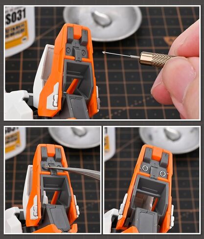 ANSAI 3-Piece 3 Colors Mini Precision Hobby Tool Set,Metal Applicator Needles for Adhesive Dispensing in Saudi Arabia