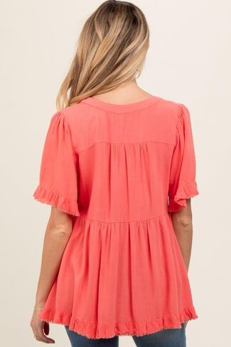 PinkBlush Short Sleeve Maternity Top in Saudi Arabia