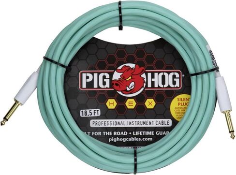 Pig Hog PHSH10GR Hex Series Silent Cable, 10ft in Saudi Arabia