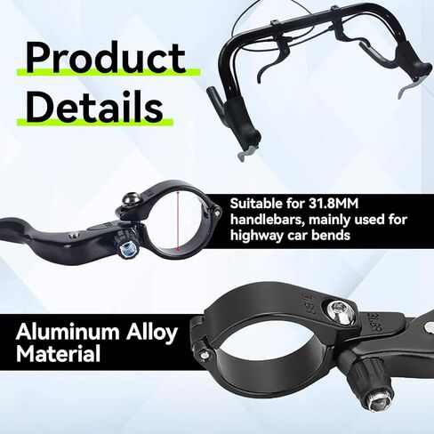 Bike Brake Levers, 1 Pair Bicycle Brake Levers Aluminium Alloy Bike Brake Handle Universal 31.8mm for Most Bicycle, Road Bike, Mountain Bike in Saudi Arabia