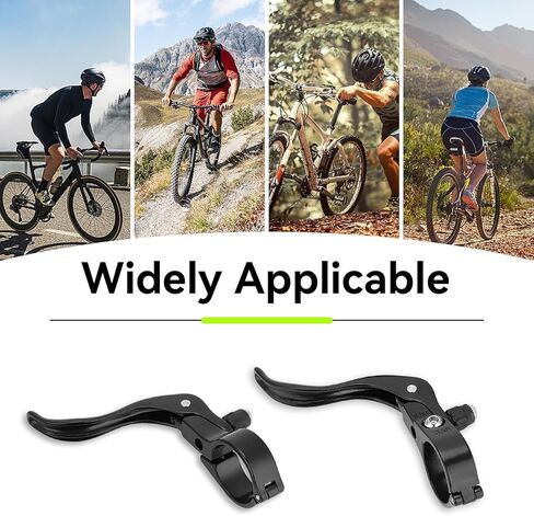 Bike Brake Levers, 1 Pair Bicycle Brake Levers Aluminium Alloy Bike Brake Handle Universal 31.8mm for Most Bicycle, Road Bike, Mountain Bike in Saudi Arabia