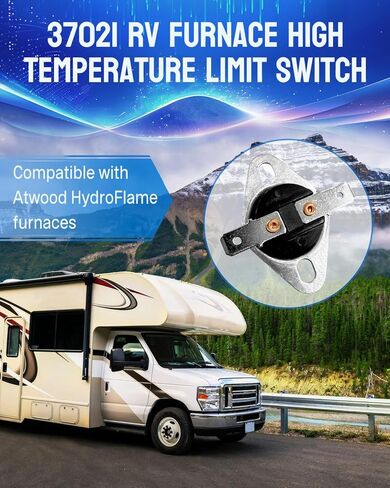 37021 مفتاح الحد العالي لفرن RV مناسب لأفران Atwood HydroFlame 8900-II/III، 79XX-II، 8012-II، 2540 موديلات مرحلتين، 34781 in Kuwait
