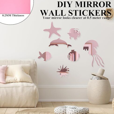 JMIATRY 8 PCS 12 x 12 Inches Color Acrylic Mirror Sheets 1/8 Inch Thick, Colored Mirror Acrylic Sheets 3 mmPlastic Mirrors Panels Reflective Plexiglass Sheet for DIY Crafts, with Protective Film in Saudi Arabia