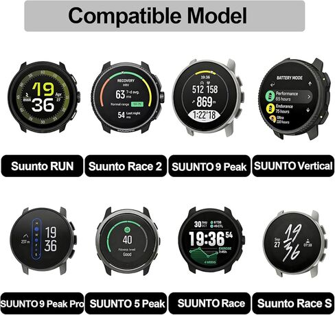 أحزمة بديلة من السيليكون مقاس 22 مم متوافقة مع Suunto RACE/RACE 2/RUN/Race S/Vertical/9 Peak Pro/9 Peak/5 Peak، أشرطة ساعة ذكية ناعمة ومسامية للنساء والرجال in Kuwait