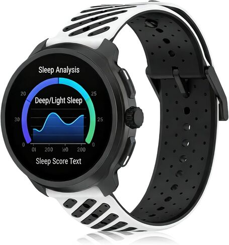 أحزمة بديلة من السيليكون مقاس 22 مم متوافقة مع Suunto RACE/RACE 2/RUN/Race S/Vertical/9 Peak Pro/9 Peak/5 Peak، أشرطة ساعة ذكية ناعمة ومسامية للنساء والرجال in Kuwait
