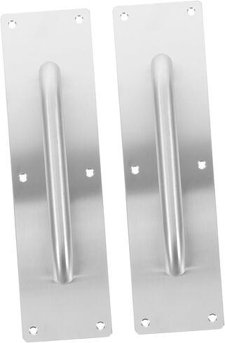 2Pcs Stainless Steel Square Push Pull Door Handle for Sliding Barn Doors Cabinets and Furniture Durable Design for Modern Interiors in Saudi Arabia