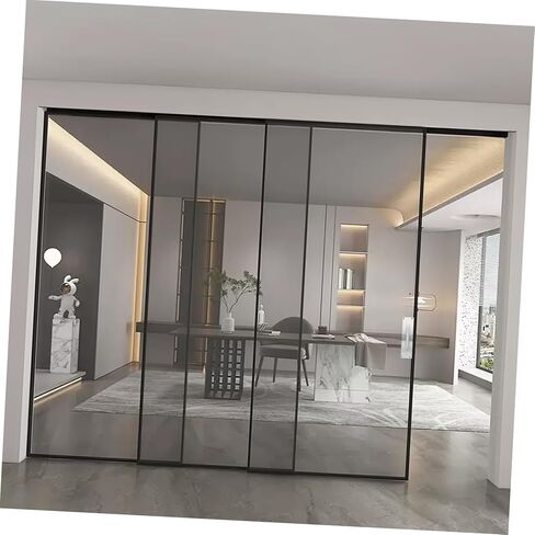 2Pcs Stainless Steel Square Push Pull Door Handle for Sliding Barn Doors Cabinets and Furniture Durable Design for Modern Interiors in Saudi Arabia