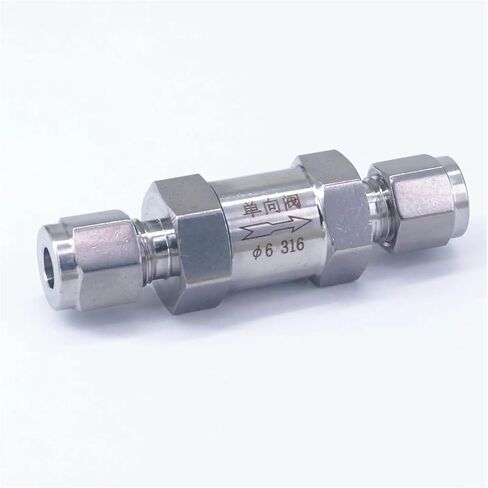 One-Way Check Valve Suitable for 6 mm Outer Diameter Pipe SS316 one-Way Check Valve Check Valve Water Gas Oil in Saudi Arabia