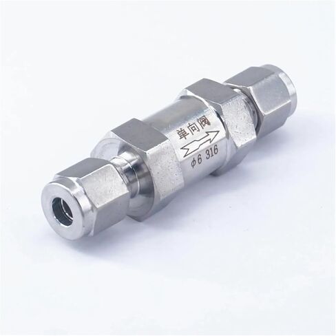 One-Way Check Valve Suitable for 6 mm Outer Diameter Pipe SS316 one-Way Check Valve Check Valve Water Gas Oil in Saudi Arabia