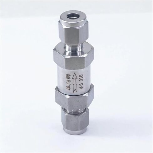 One-Way Check Valve Suitable for 6 mm Outer Diameter Pipe SS316 one-Way Check Valve Check Valve Water Gas Oil in Saudi Arabia