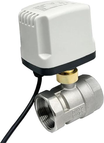 DN15 DN20 DN25 DN50 2 Way Motorized Ball Valve 12V 24V 220V 3-Wire 2 Control Stainless Steel Electric Balls Valves 1Pcs(DN15,220VAC_CR04) in Saudi Arabia