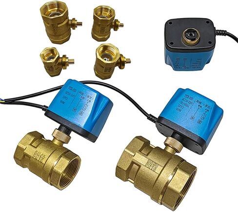 1/2 3/4 1 2 Motorized Ball Valve Wire Female Thread 8 N·m Big Torque Brass Electric 12V 24V 110V 220V AC/DC 1Pcs(24VDC_NORMALLY CLOSED) in Saudi Arabia