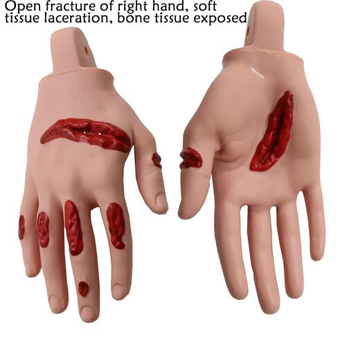 16PCS Trauma Manikin Moulage Kit Trauma Evaluation Set Burn/Wound Module for First Aid Trauma Care Training for Full Body CPR Manikin in Saudi Arabia