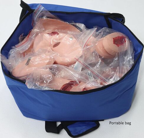 16PCS Trauma Manikin Moulage Kit Trauma Evaluation Set Burn/Wound Module for First Aid Trauma Care Training for Full Body CPR Manikin in Saudi Arabia