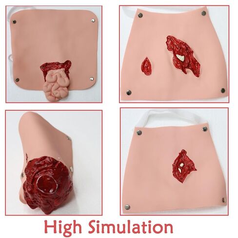16PCS Trauma Manikin Moulage Kit Trauma Evaluation Set Burn/Wound Module for First Aid Trauma Care Training for Full Body CPR Manikin in Saudi Arabia