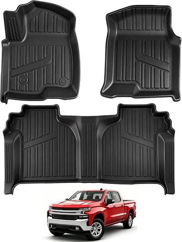 مجموعة سجادات الأرضية وبطانة الحمولة لجميع الأحوال الجوية لسيارة Ford Bronco 2021-2026 4 أبواب، بطانات أرضية TPE مخصصة مع حصيرة صندوق السيارة، ملحقات برونكو للصف الأول والثاني، وليس لنماذج برونكو سبورت والهجينة in Kuwait
