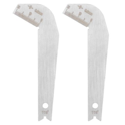 Drill Bit Angle Gauge, 2Pcs 135 Metal Blade Measurement Tool for Sharpening Blades and Sharpness Testing with 118 Degree Accuracy in Saudi Arabia
