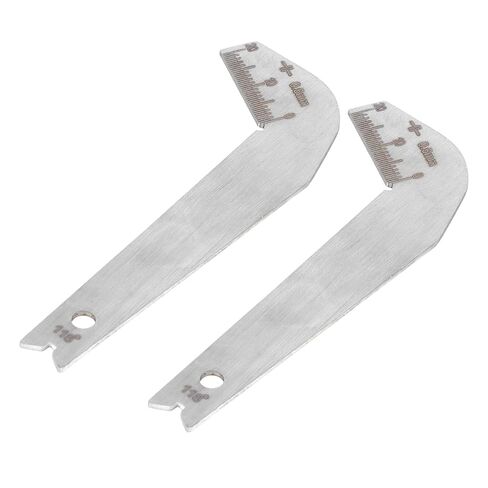 Drill Bit Angle Gauge, 2Pcs 135 Metal Blade Measurement Tool for Sharpening Blades and Sharpness Testing with 118 Degree Accuracy in Saudi Arabia