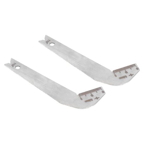 Drill Bit Angle Gauge, 2Pcs 135 Metal Blade Measurement Tool for Sharpening Blades and Sharpness Testing with 118 Degree Accuracy in Saudi Arabia