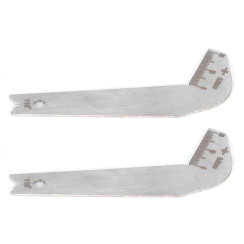 Drill Bit Angle Gauge, 2Pcs 135 Metal Blade Measurement Tool for Sharpening Blades and Sharpness Testing with 118 Degree Accuracy in Saudi Arabia