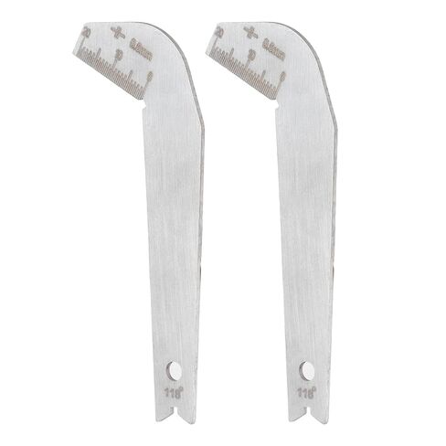 Drill Bit Angle Gauge, 2Pcs 135 Metal Blade Measurement Tool for Sharpening Blades and Sharpness Testing with 118 Degree Accuracy in Saudi Arabia