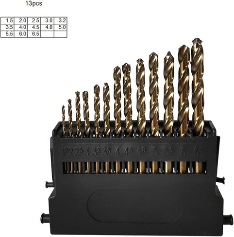 M42 High Speed Steel Twist Drill Bit Set 3 Edge Head 8% High Cobalt Drill Bit for Stainless Steel Wood Metal Drilling in Saudi Arabia