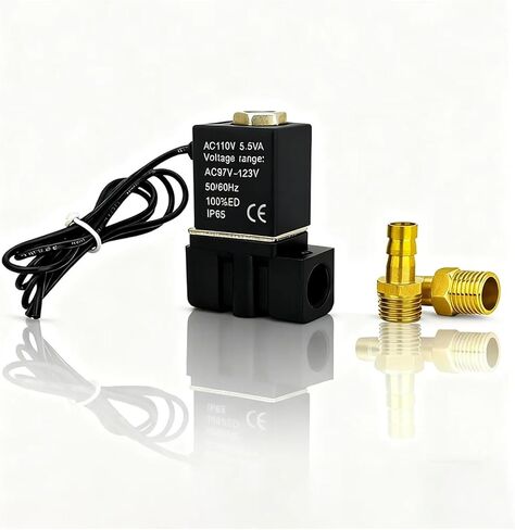 DC12 / 24V AC110 / 220V مغلق عادة 1/4 بوصة صامت ثنائي الاتجاه صمام الملف اللولبي الهوائي 304 / مفصل برونزي 1 قطعة (موديل B-4MM) in Saudi Arabia