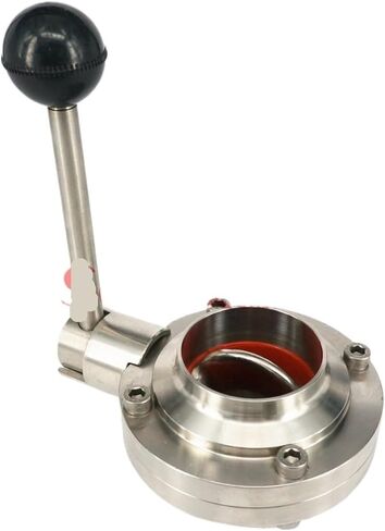 2" 51mm SS304 Stainless Steel Hygienic Welded Valve for Brewing Beer Dairy in Saudi Arabia