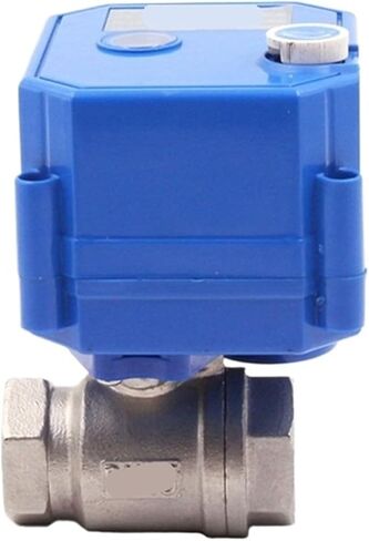 DN8 DN15 DN20 DN25 Ball Valve Stainless Steel 2-Way 2/3-wire Actuator with Manual Switch AC220V DC24V DC12V(1,DC24V_CR01) in Saudi Arabia