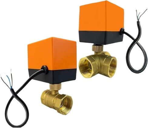 DN15/20/25/32/40/50,2ways/3ways Motorized Ball Valve 3Wire 2control Electric Solenoid Valve,AC220V DC12-24V Brass Electric Valve(DN20,WIRE CONTROL_DC12-24V_WAY) in Saudi Arabia