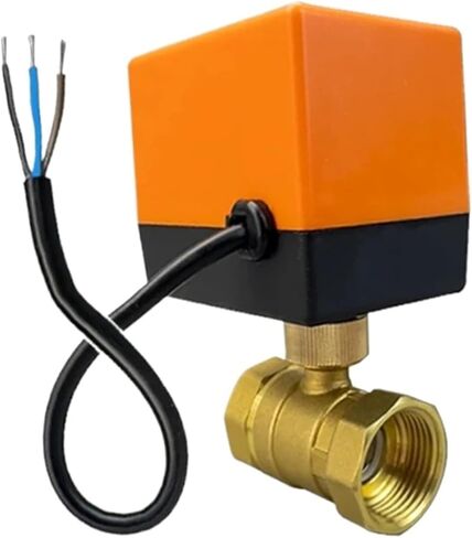 DN15/20/25/32/40/50,2ways/3ways Motorized Ball Valve 3Wire 2control Electric Solenoid Valve,AC220V DC12-24V Brass Electric Valve(DN20,WIRE CONTROL_DC12-24V_WAY) in Saudi Arabia