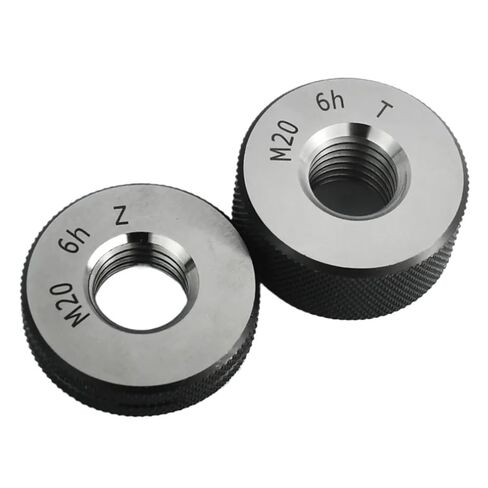 1 مجموعة (1 * GO + 1 * NOGO) 6h دقة قياسية متري غرامة الأسنان موضوع حلقة قياس M56M57 أدوات القياس (M57-6h T Z، X 1.0) in Kuwait