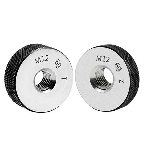 1SET(1*GO+1*NOGO) 6g Accuracy Non-Standard Metric Fine Tooth Thread Ring Gauge Measure Tool Right Hand(M2.3X0.4 T Z) in Saudi Arabia