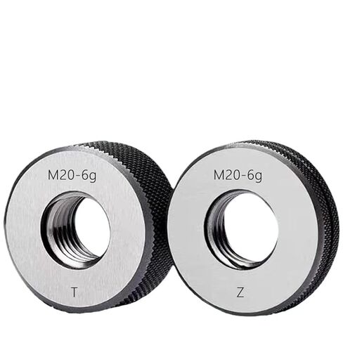 1SET(1*GO+1*NOGO) 6g M2-M8 Non-Standard Metric Fine Tooth Thread Ring Gauge 6g Measure Tool M2 M3M4 M5 M6 M7 M8(M3.5X0.5 T Z) in Saudi Arabia