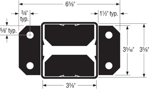 Simpson Strong-Tie FPBB44 E-Z Base Black Powder-Coated Post Base for 4x4 (Pack of 10) in Saudi Arabia