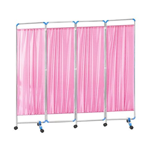 3/4/5/6 Panel Mobile Privacy Screen,Portable Room Divider,Nylon Fabric Standing Door Partition with Wheels,for Clinics Salons Hospitals(Blue,5-Panel) in Saudi Arabia