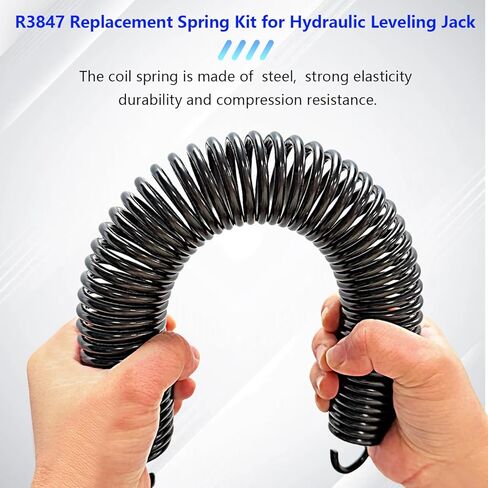 R3847 Replacement Spring Kit for Hydraulic Leveling Jacks, 4Pack Black Hydraulic Jack Large Spring in Saudi Arabia