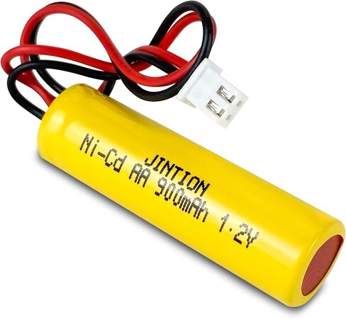 JINTION 1.2v 900mAh Ni-CD AA Exit Sign Emergency Light Battery Replacement Compatible with Unitech AA900mAh OSA268 ELB CS01 Lithonia Battery EXR LED EL M6 (5 Pack) in Saudi Arabia