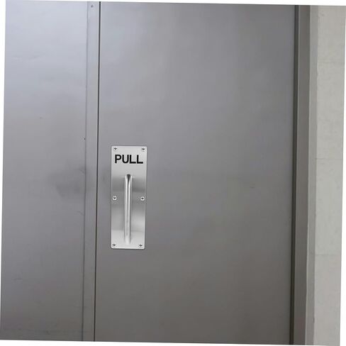 ABOOFAN Stainless Steel Pull Door Handle for Fire Exit Cabinet Heavy Duty Commercial Door Handle Plate Impact Resistant Non Deformation Design in Saudi Arabia