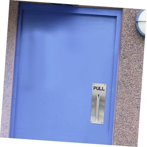 ABOOFAN Stainless Steel Pull Door Handle for Fire Exit Cabinet Heavy Duty Commercial Door Handle Plate Impact Resistant Non Deformation Design in Saudi Arabia