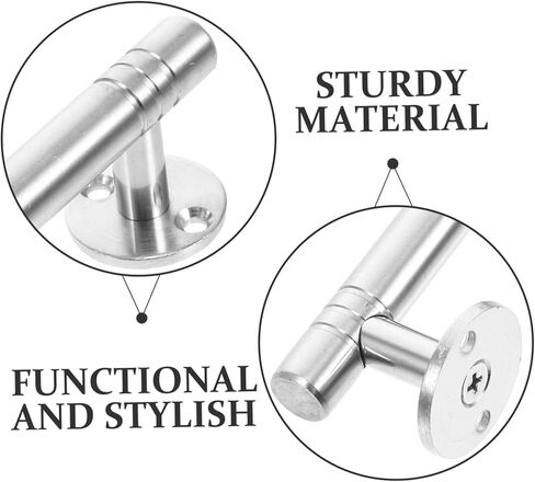 LIFKOME Stainless Steel Door Handle Pull for Wooden Double Doors 124mm Long Simple Design for Anti-Theft Security on Front Gates in Saudi Arabia