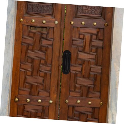 Tofficu Stainless Steel Door Pull Handle Durable Push Plate for Barn Commercial Residential Use Secure Resistant Design for High Traffic Areas Versatile Door Handle in Saudi Arabia