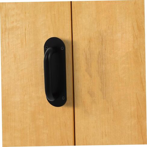 Tofficu Stainless Steel Door Pull Handle Durable Push Plate for Barn Commercial Residential Use Secure Resistant Design for High Traffic Areas Versatile Door Handle in Saudi Arabia