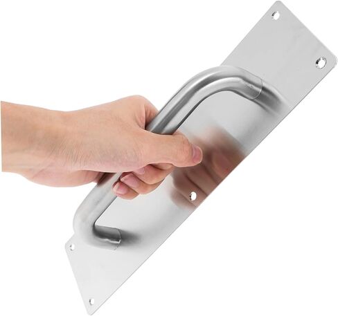 Holibanna Push Pull Metal Door Handle for Residential Commercial Use Durable Stainless Steel Design Elegant User Friendly for Sliding Barn Doors in Saudi Arabia