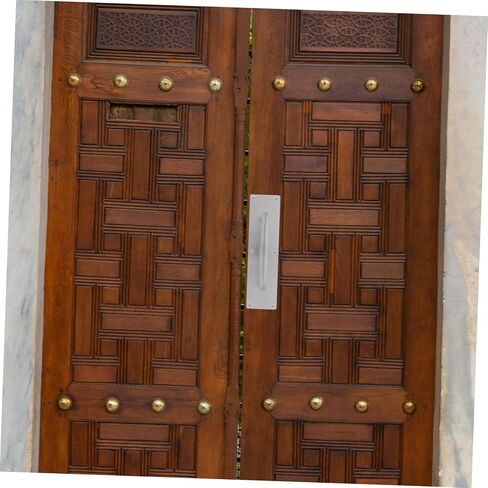 Holibanna Push Pull Metal Door Handle for Residential Commercial Use Durable Stainless Steel Design Elegant User Friendly for Sliding Barn Doors in Saudi Arabia